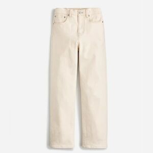 NWT Madewell 90s Straight Jeans With Magic Pockets 30W Cream Vintage Canvas